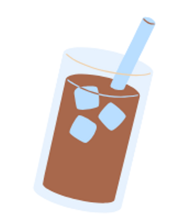 Iced coffee